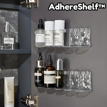 Self -adhesive shelf