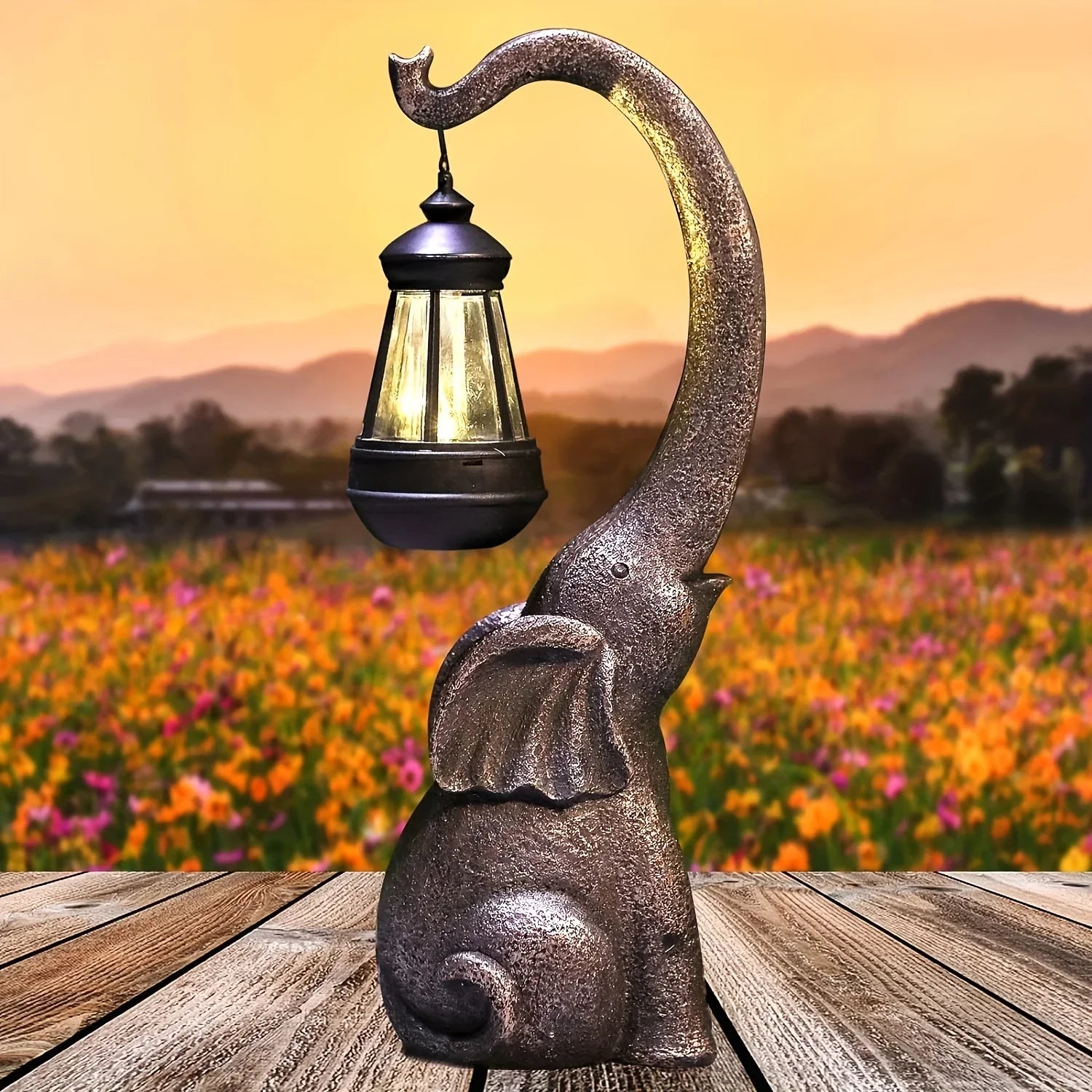 Elephant Lamp - Enchanted Elephant Solar