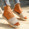 Anyk - Women's Flat Espadrille Slides