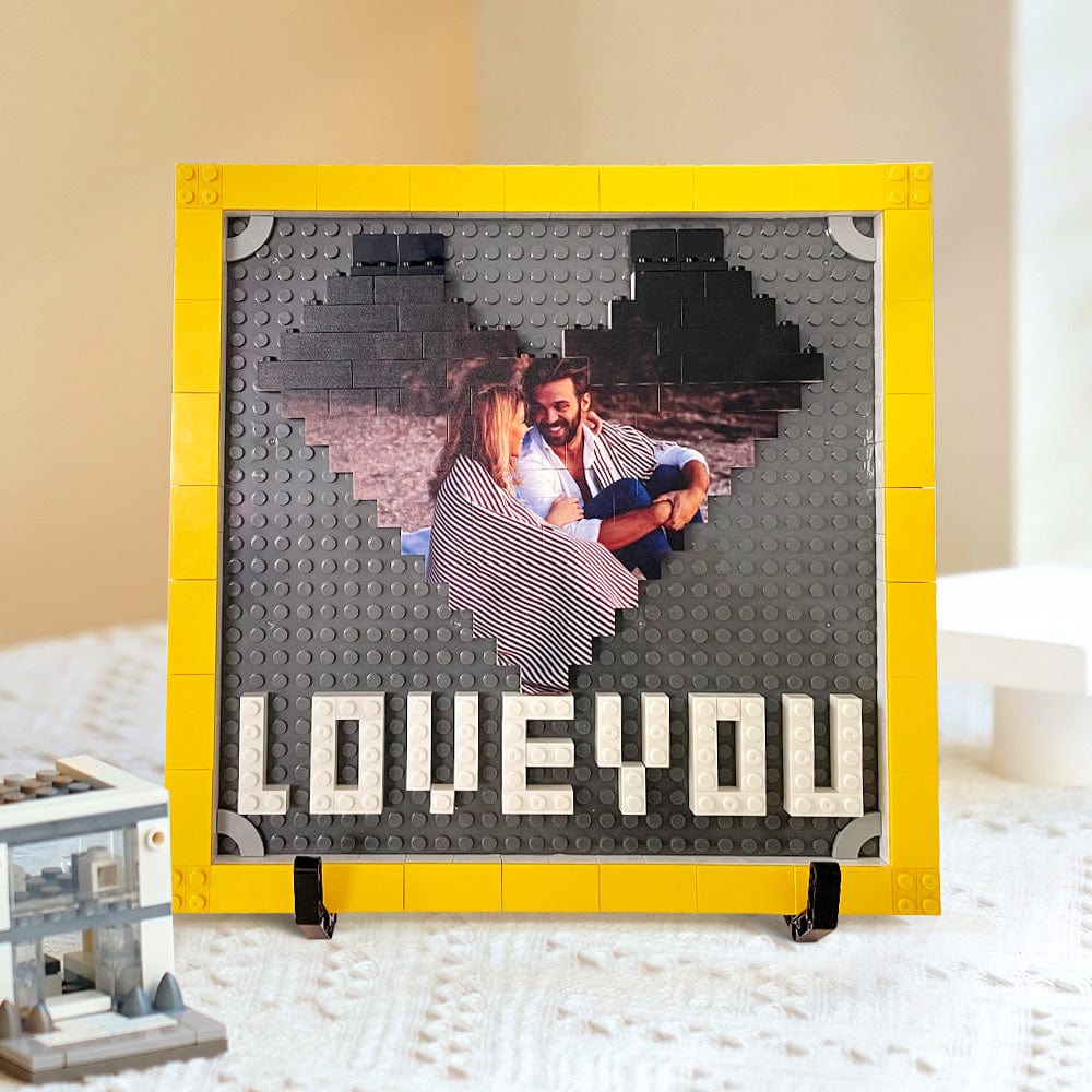 Giftofloves | Personalized brick puzzles photo block gifts for lovers