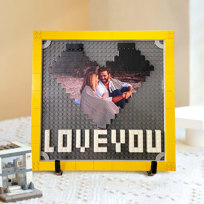 Giftofloves | Personalized brick puzzles photo block gifts for lovers