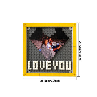 Giftofloves | Personalized brick puzzles photo block gifts for lovers