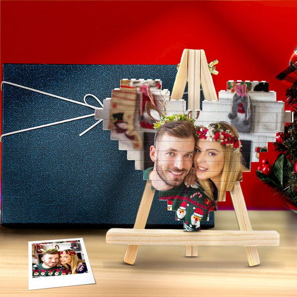 Giftofloves | Personalized brick puzzles photo block gifts for lovers