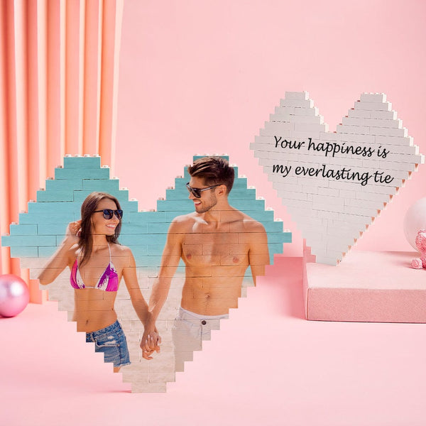 Giftofloves | Personalized brick puzzles photo block gifts for lovers