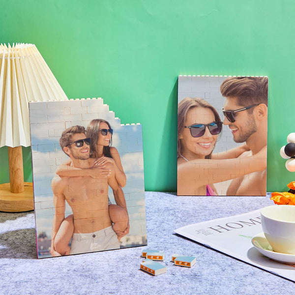 Giftofloves | Personalized brick puzzles photo block gifts for lovers