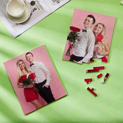 Giftofloves | Personalized brick puzzles photo block gifts for lovers