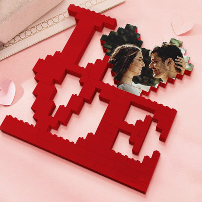 Giftofloves | Personalized brick puzzles photo block gifts for lovers