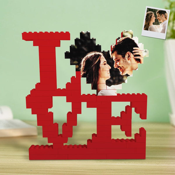 Giftofloves | Personalized brick puzzles photo block gifts for lovers