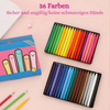 Crayonel - 36 colors triangular colored pencils