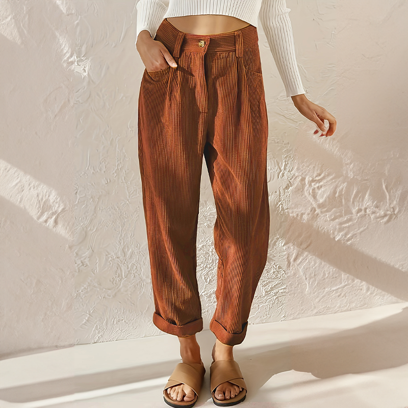 Elise | Casual cord pants