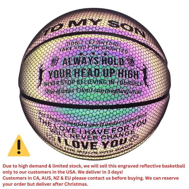 FUNKEMONS™ - GLOW IN THE DARK REFLECTIVE BASKETBALL [Last Day Discount] 