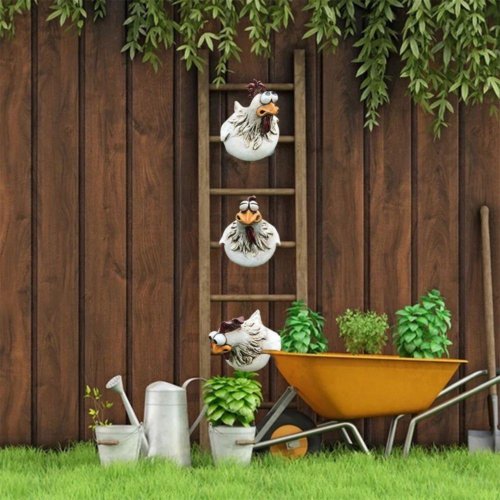 1+1 FREE | ChickenDeko™ - Garden chicken figures with big eyes [Last day discount]