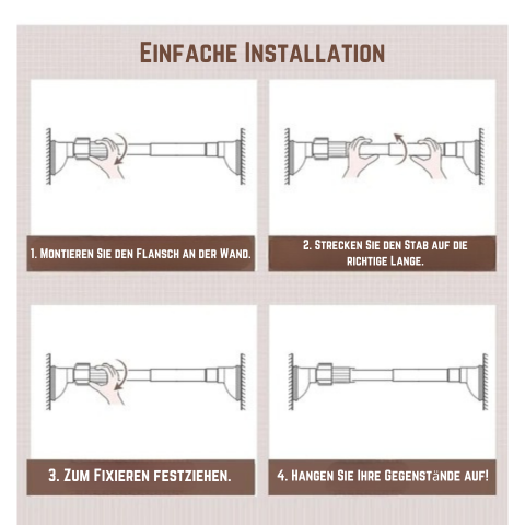 EasyHanger - Telescopic Clothes Rail