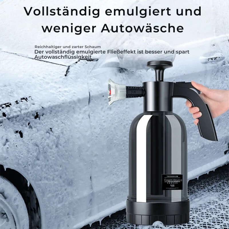 50 RABATT |  2L Handpumpe Schaumsprüher - Effiziente Autowaschanlage Sprühflasche für Schnee-Schaum-Reinigung