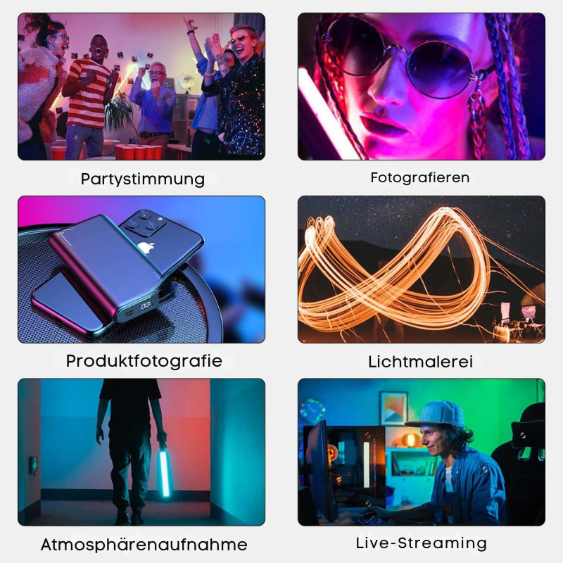 V2700K™ - Mini-Handheld-LED-RGB-Lichtstab | MIT 50% RABATT