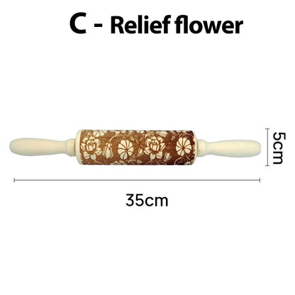 Decorated rolling wood