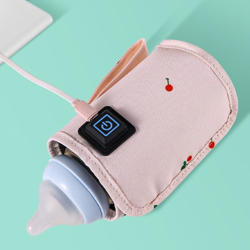 Electric baby bottle warmer bag