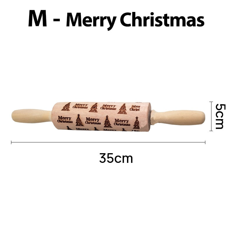 Christmas™ - Decorated Rolling Pin [Last Day Discount]