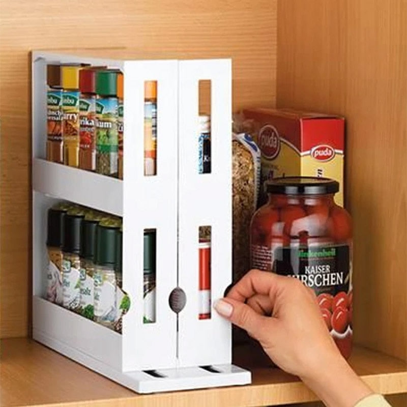 RotateRack™ - your rotating shelf for more space and order in the kitchen