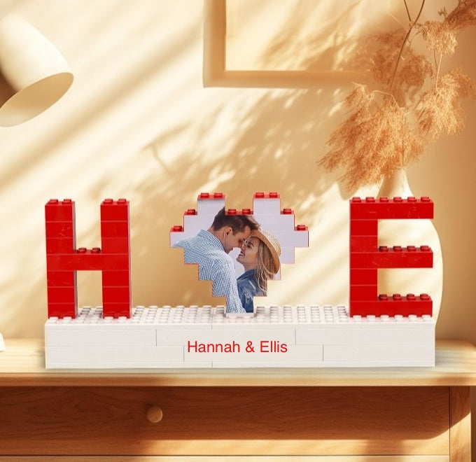 Giftofloves | Personalized brick puzzles photo block gifts for lovers