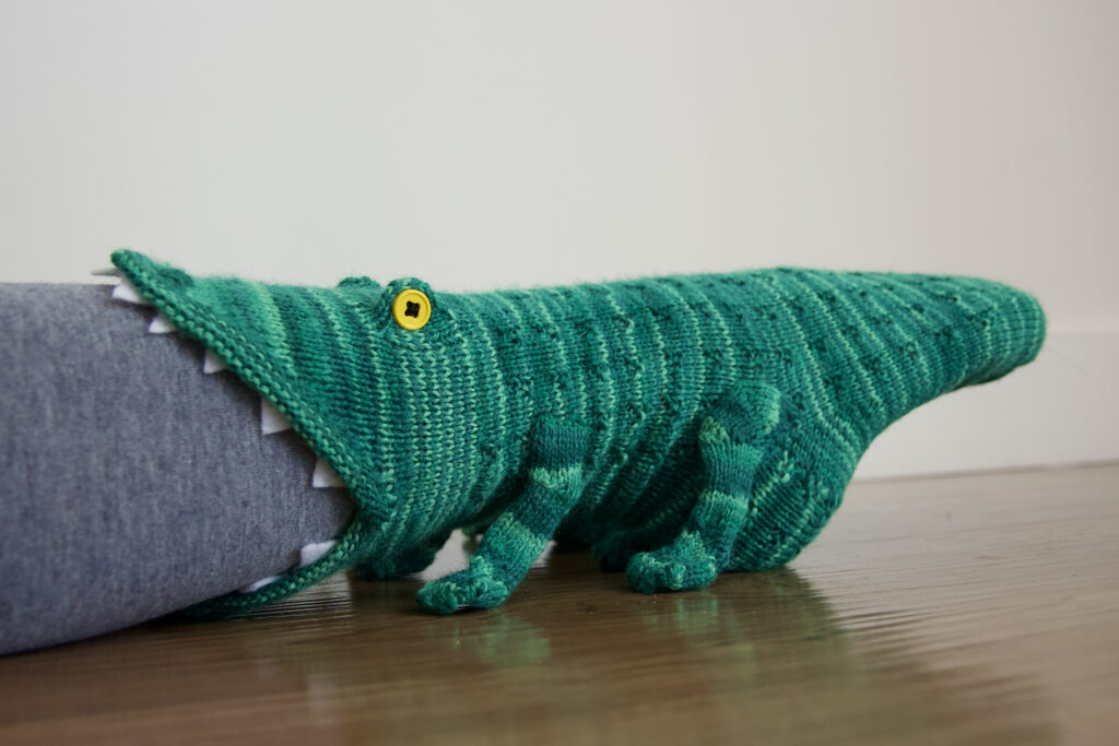 Crocky™ - Knitted socks with crocodile [Last day discount] 