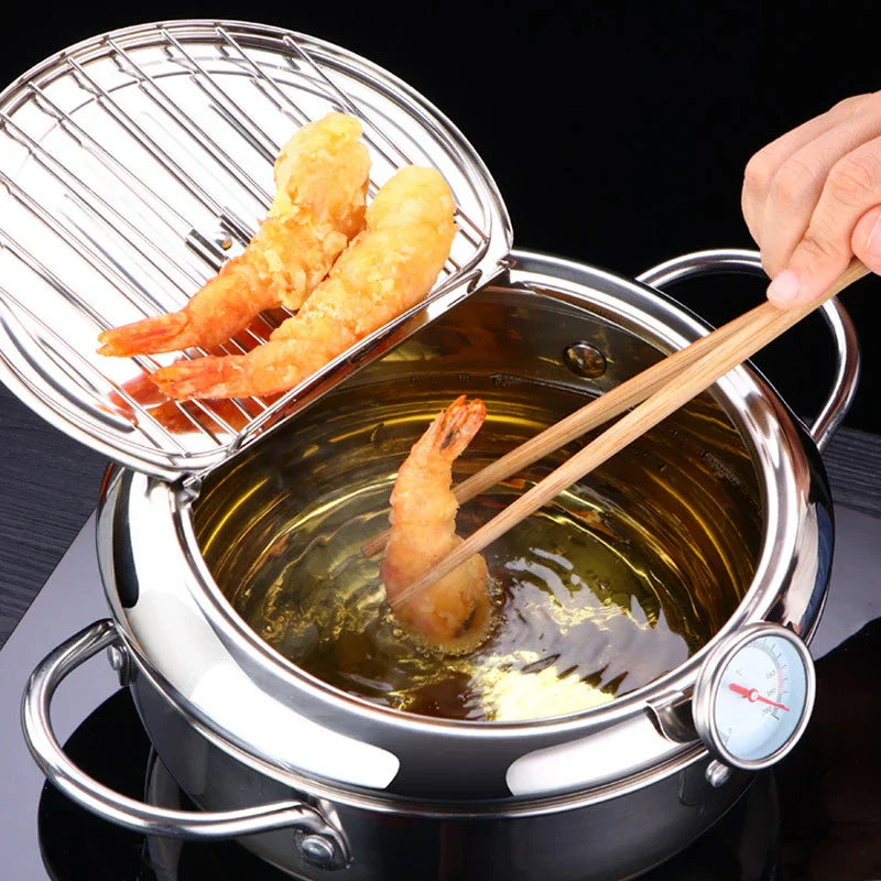 Friteusemeister - Perfect Tempura Fryer with Thermometer