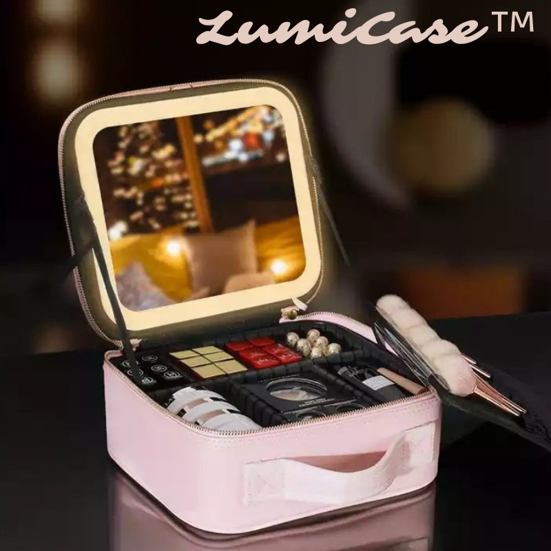 LumiCase - LED Mirror Makeup Travel Case [Last Day Discount]