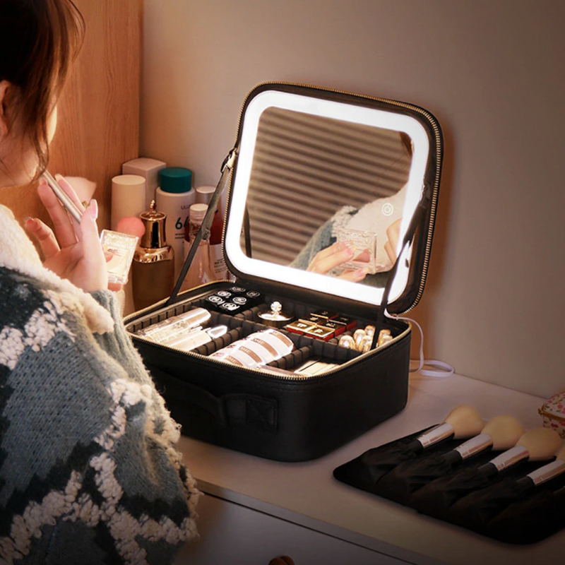 LumiCase - LED Mirror Makeup Travel Case [Last Day Discount]