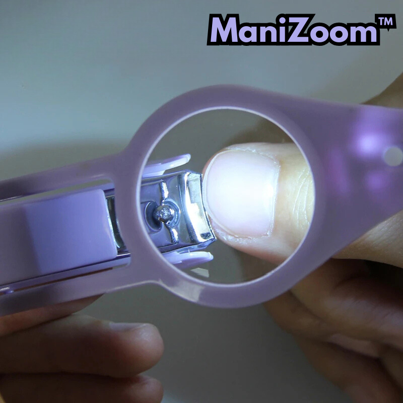 ManiZoom™ - nail clippers with magnifying glass