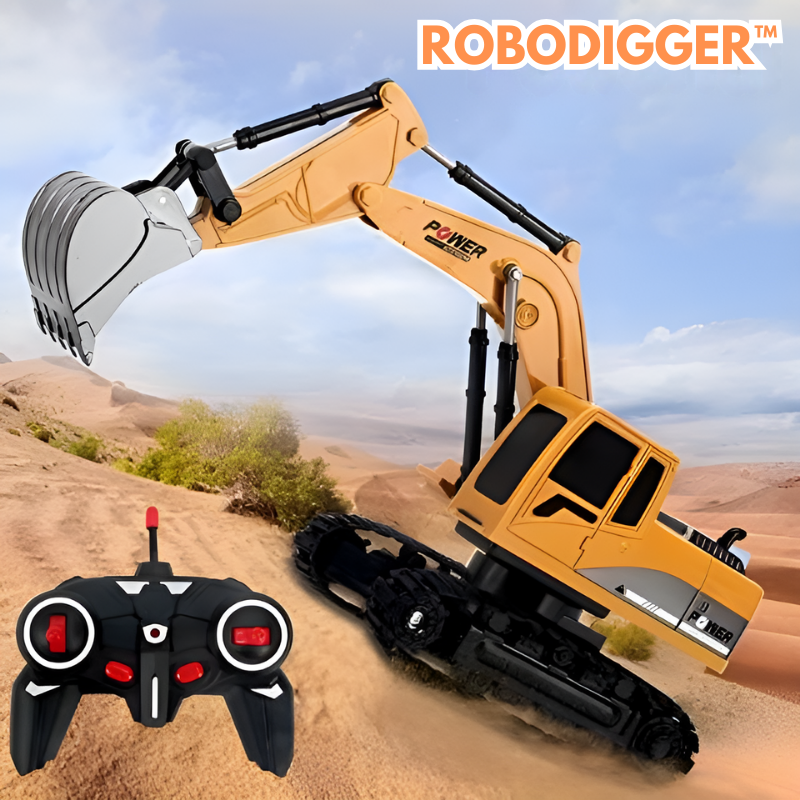 RoboDigger - Remote-controlled excavator