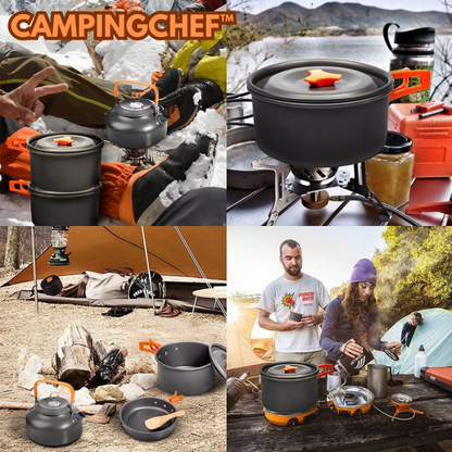 Camping cooker set