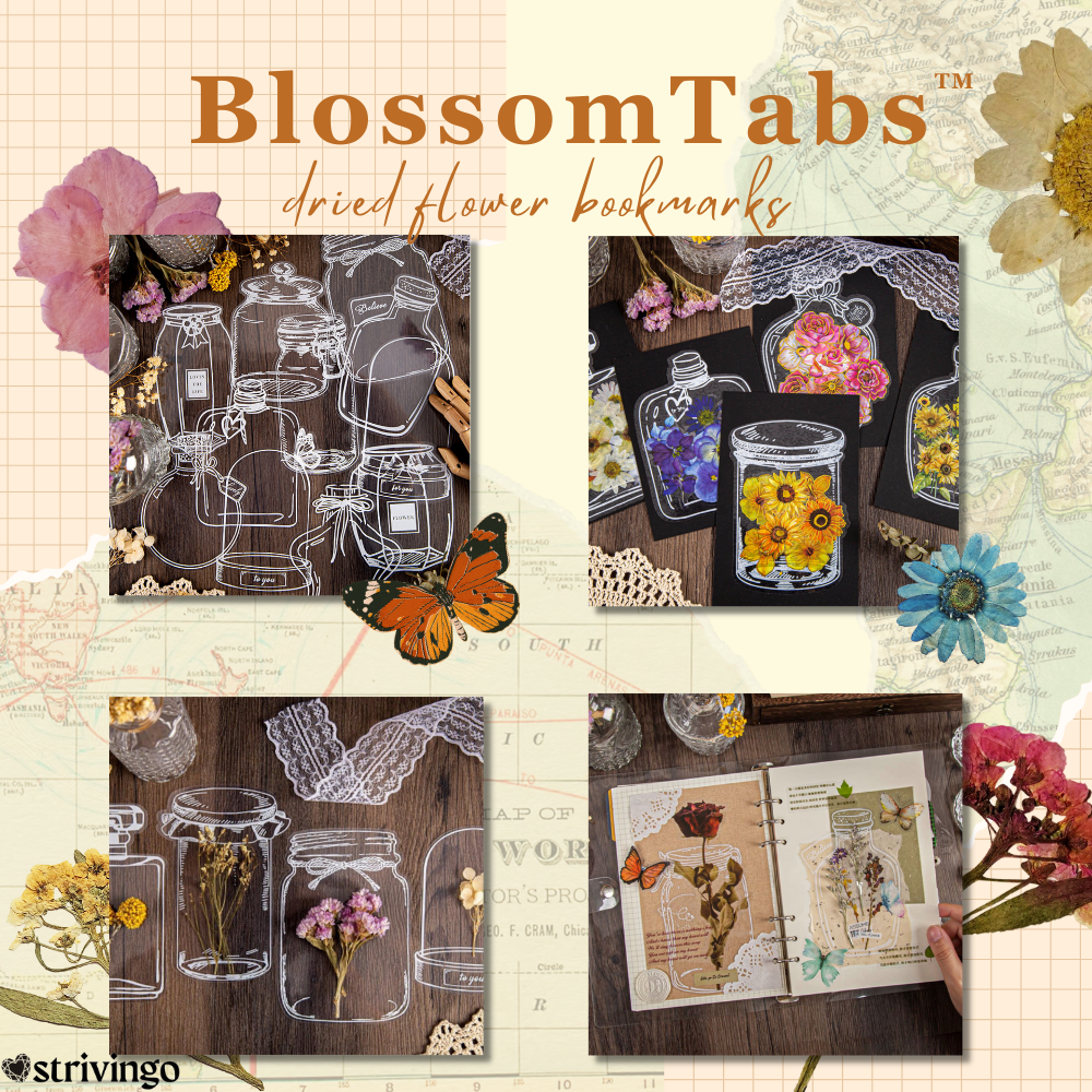 MemoryBlooms™ - DIY Transparent Bookmarks [Last Day Discount]