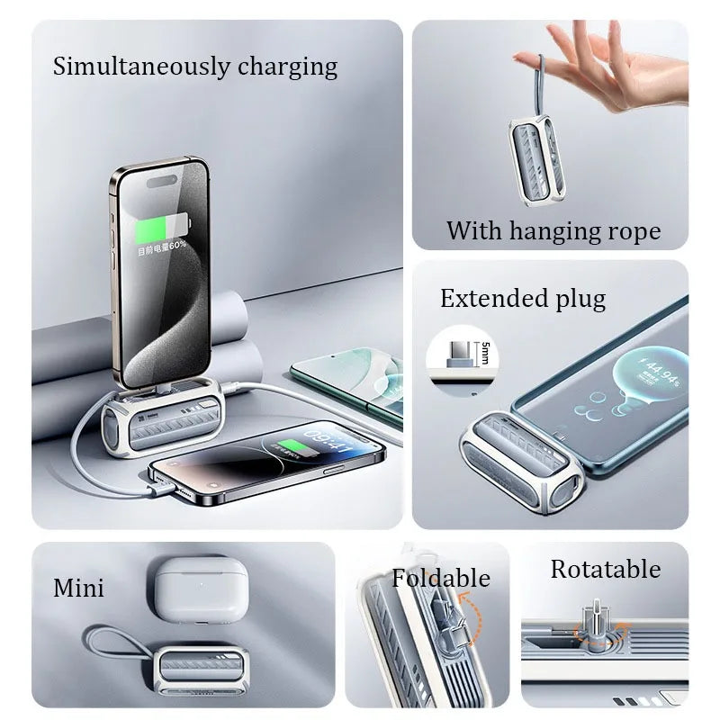 PowerBank™ - Charging capsule with rotatable and foldable interface [Last day discount]