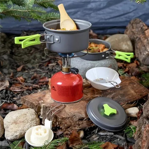 Camping cooker set