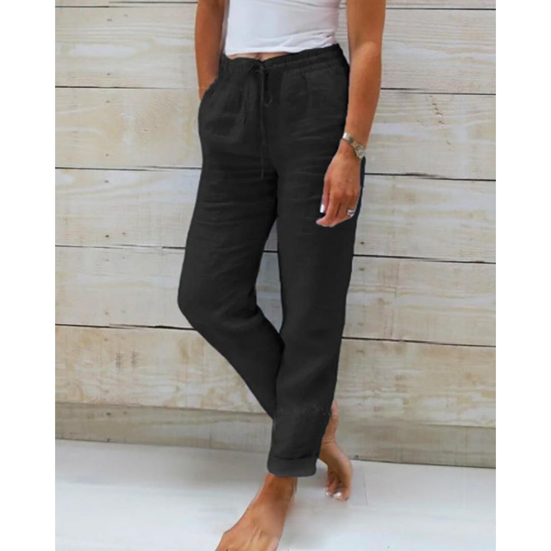 Nora™ - Linen Blend Loose Fit Pants [Last Day Discount]