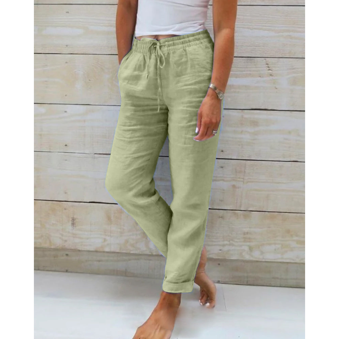 Nora™ - Linen Blend Loose Fit Pants [Last Day Discount]