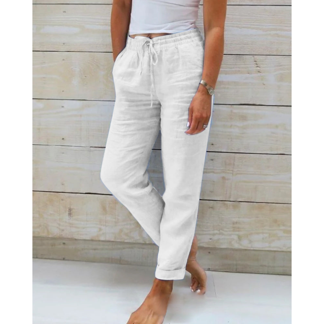 Nora™ - Linen Blend Loose Fit Pants [Last Day Discount]