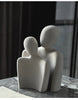 Cuddle Couple | Abstract Ceramic Sculpture – Timeless Elegance and Love