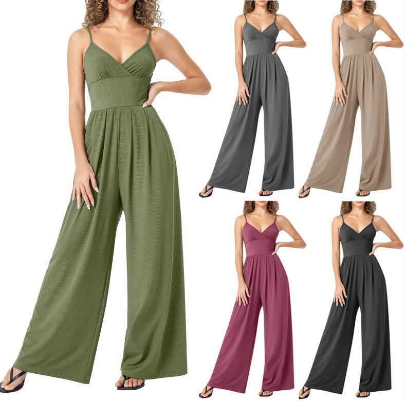 Ella™ - Wide Leg Jumpsuit with Pockets [Last Day Discount]