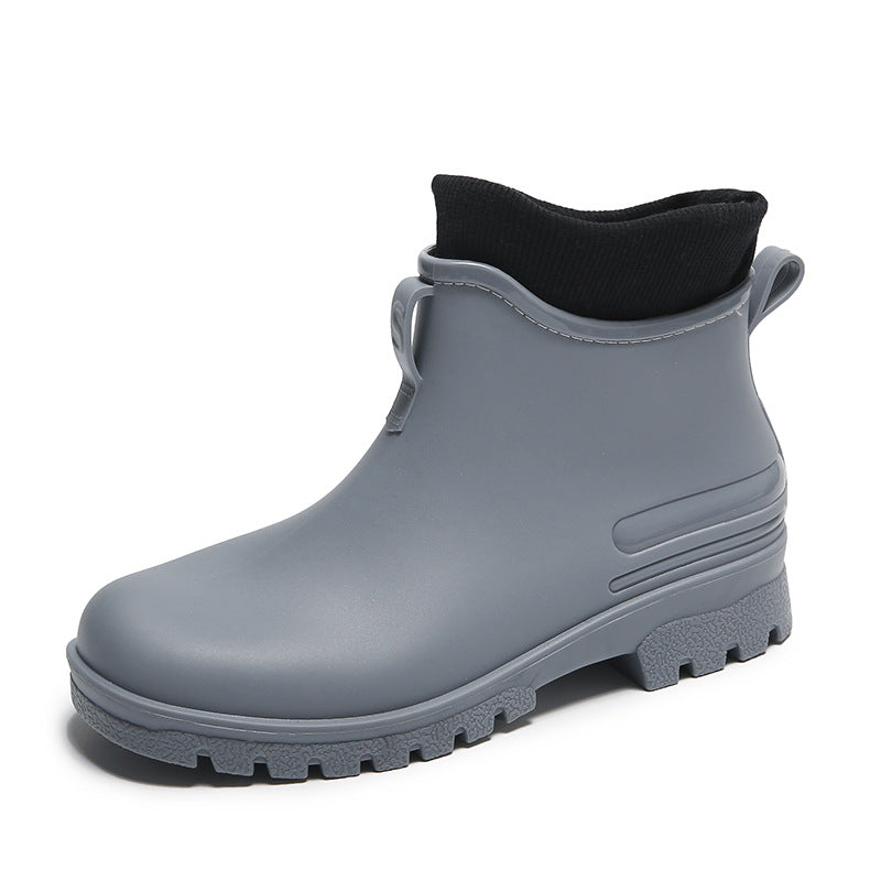 Mariska - Women's Chelsea Short Fashion Outdoor Wear Platform Rain Boots