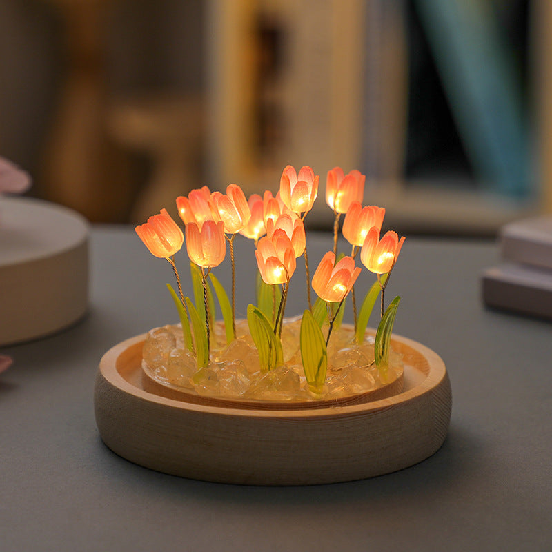 Tulip Night Light™ - Handmade Tulip Night Light Kit Perfect for Valentine's Gift with Gift Box 