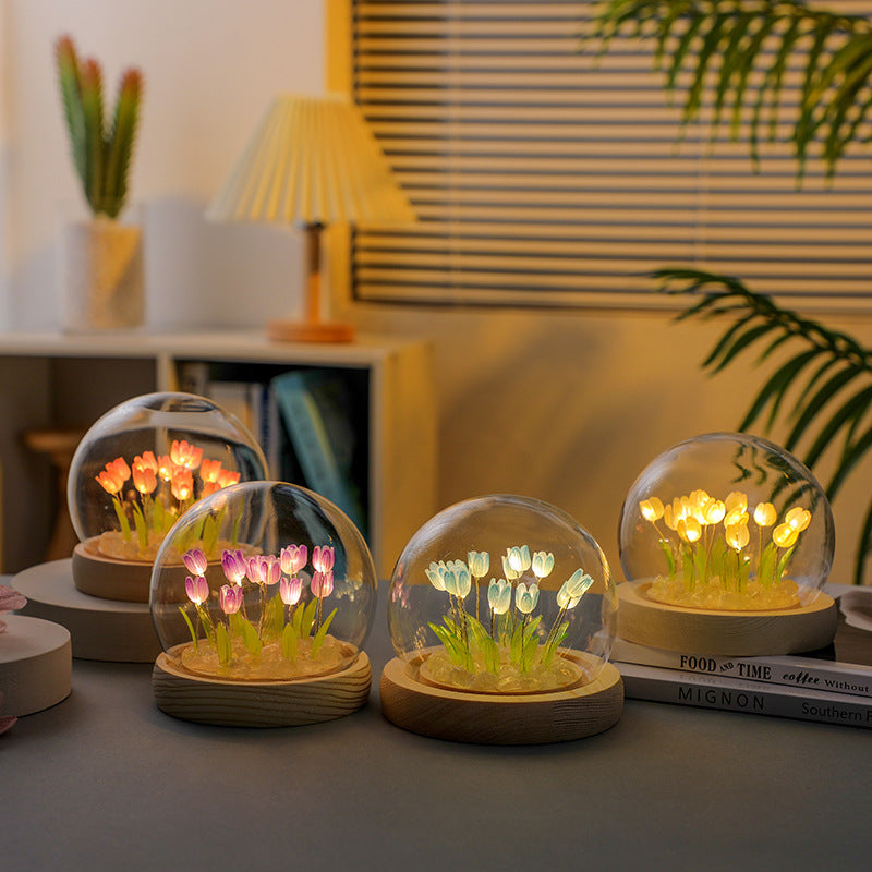 Tulip Night Light™ - Handmade Tulip Night Light Kit Perfect for Valentine's Gift with Gift Box 