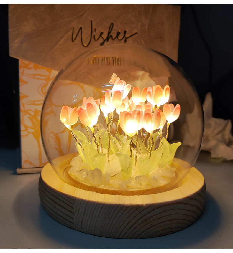 Tulip Night Light™ - Handmade Tulip Night Light Kit Perfect for Valentine's Gift with Gift Box 