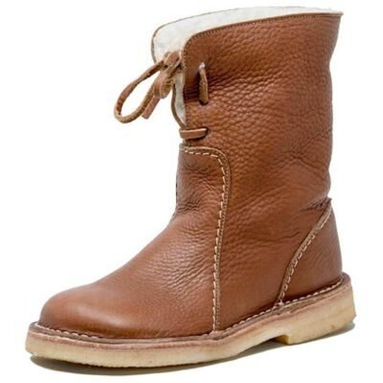 Feeded women's winter boots