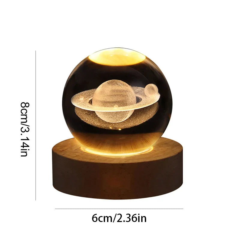 DreamLight - Galaxy Crystal Ball LED Night Light 