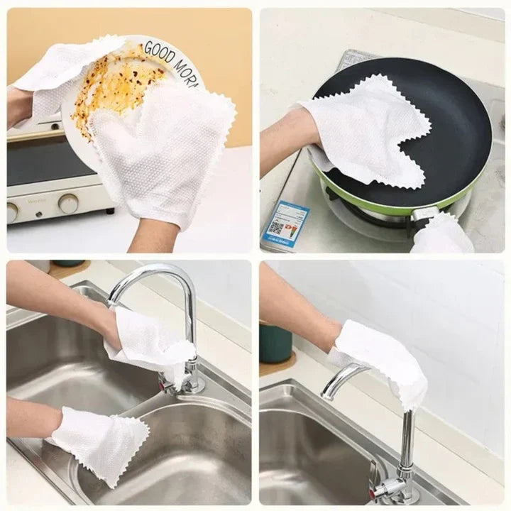 Multi-purpose cleaning gloves