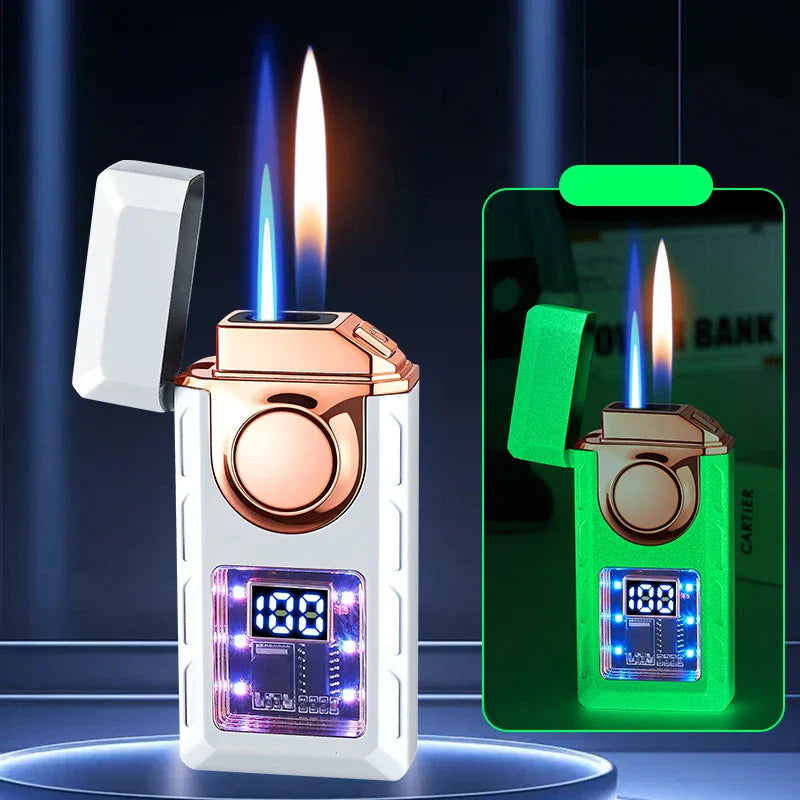 DoppelFlam | Rechargeable lighter with colored lights