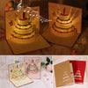 Pop-Up 3D Greeting Card™ Automatic music playback with warm LED light