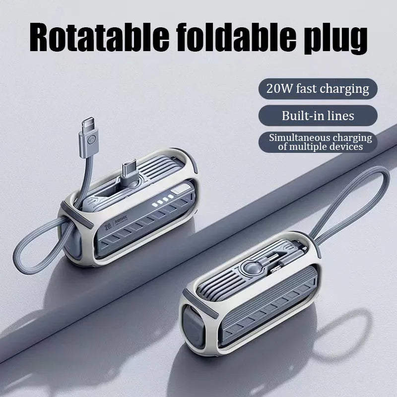 PowerBank™ - Charging capsule with rotatable and foldable interface [Last day discount]