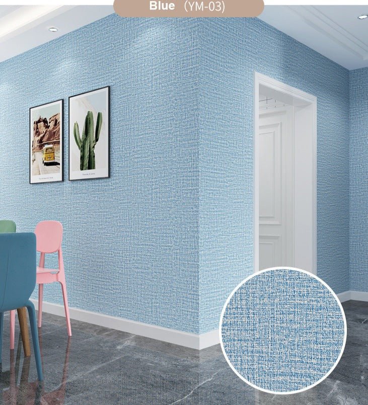 ElegantWall™ - 3D Self-Adhesive Waterproof Linen Wallpaper [Last Day Discount] 